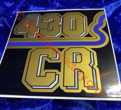 1982 - 430cc CR Side Panel Decal. (PAIR)