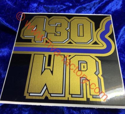 1982 - 430cc WR Side Panel Decal. (PAIR)