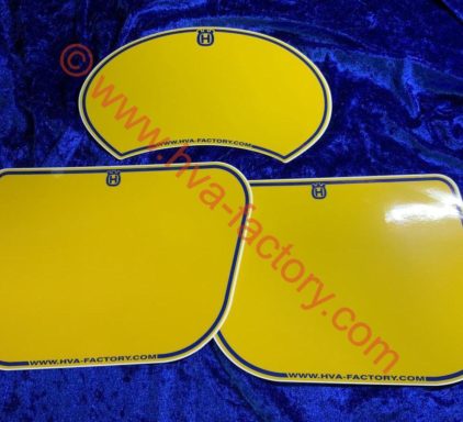 Number Board Yellow Decals 1983 Enduro