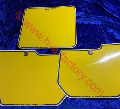 Number Board Yellow Decals 1987 - 1988 MX