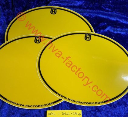 Number Board Yellow Decals Pre 83 MX